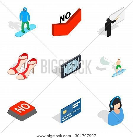 Plant Worker Icons Set. Isometric Set Of 9 Plant Worker Icons For Web Isolated On White Background