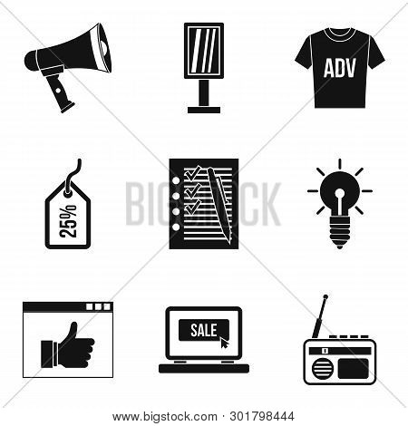 Sellout Icons Set. Simple Set Of 9 Sellout Icons For Web Isolated On White Background