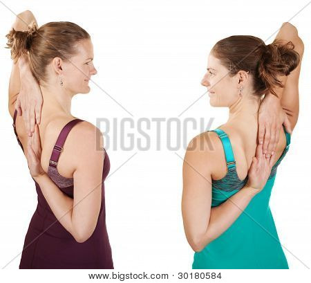 Stretching skuldre