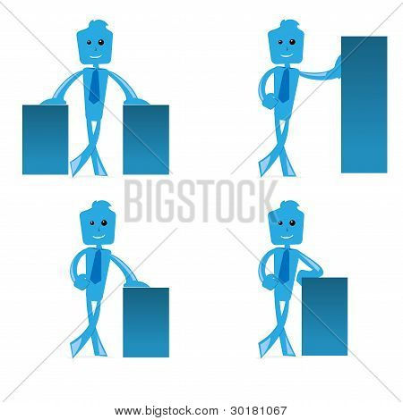 Blu sjov standind