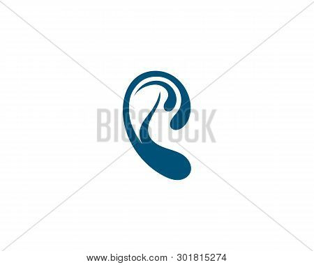 Hearing Logo Template Vector Icon