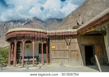 Ancient Baltit Fort, Famous Historical Landmark In Karimabad, Hunza Valley. Unesco World Heritage Si
