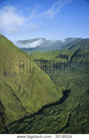 Grün Maui Berg.