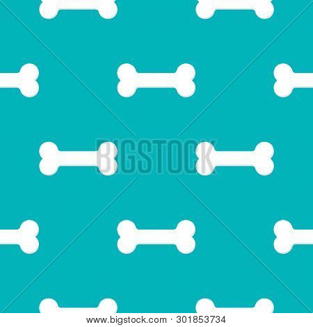 Bones For Dog. Seamless Vector Pattern For Pet Items.
