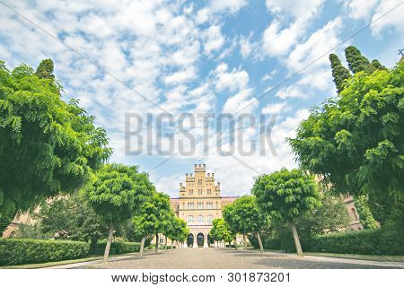 Chernivtsi National University, Ukraine. Window Of Residence Of Bukovinian And Dalmatian Metropolita