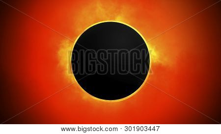 Solar Eclipse All Solar Energy And The Solar System Of The Universe In 3d Format