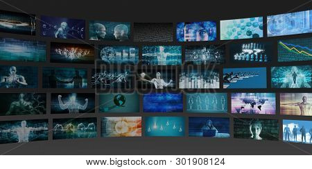 Disruptive Technologies and Technology Disruption as a Tech Concept 3D Render