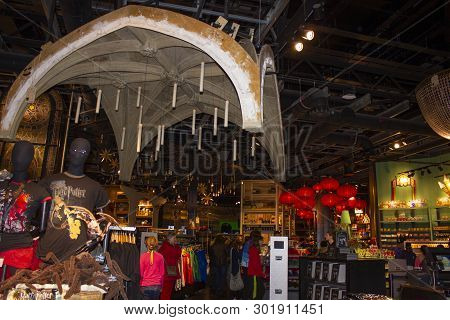 London, Uk; October 23, 2013; Warner Bros Studios London Tour, With The Sets And Original Material O