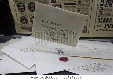 London, Uk; October 23, 2013; Warner Bros Studios London Tour, With The Sets And Original Material O