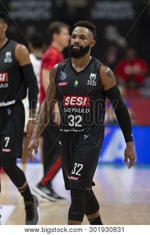 Rio, Brazil - May 19, 2019: David Jackson Players During Flamengo Vs. Franca For The First Play-off 