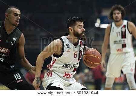 Rio, Brazil - May 19, 2019: Balbi Players During Flamengo Vs. Franca For The First Play-off Of The F