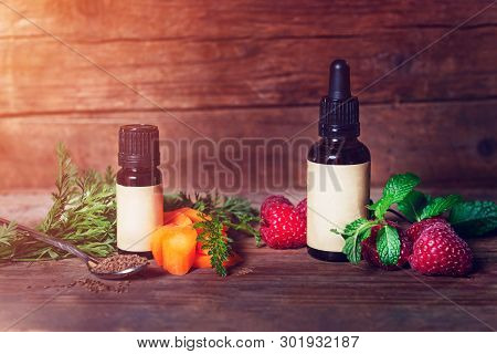 Carrot And Raspberry Seed Oil. Pure, Natural, Cold Pressed, Unscented, Vegan, Hexane Free, No Gmo - 
