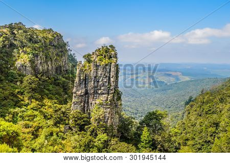 The Pinnacle Rock A Very Tall Quartzite Rock In Graskop Mpumalanga South Africa