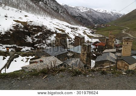 In Georgia Mestia The Old Village