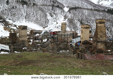 In Georgia Mestia The Old Village