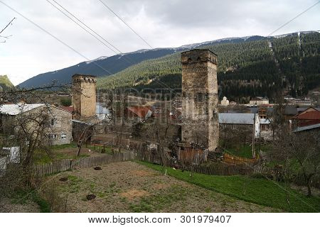 In Georgia Mestia The Old Village