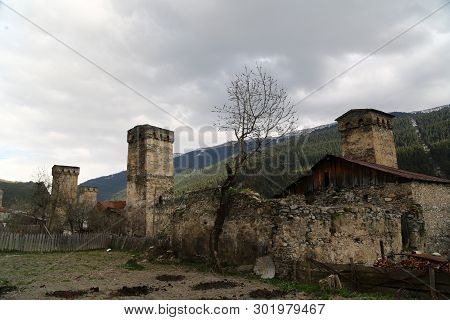 In Georgia Mestia The Old Village