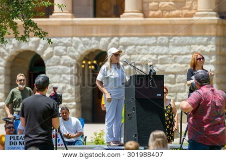 Phoenix, Arizona- May 18: Judy Mikovits Phd Speaks At The Arizona March For Medical Freedom Rally At