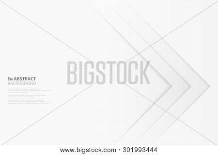 Abstract White Paper Cut Pattern Design Template Background. Illustration Vector Eps10