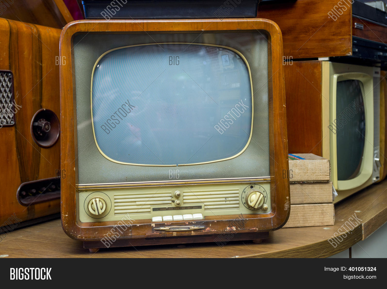 Ancient Old Television Image & Photo (Free Trial) Bigstock