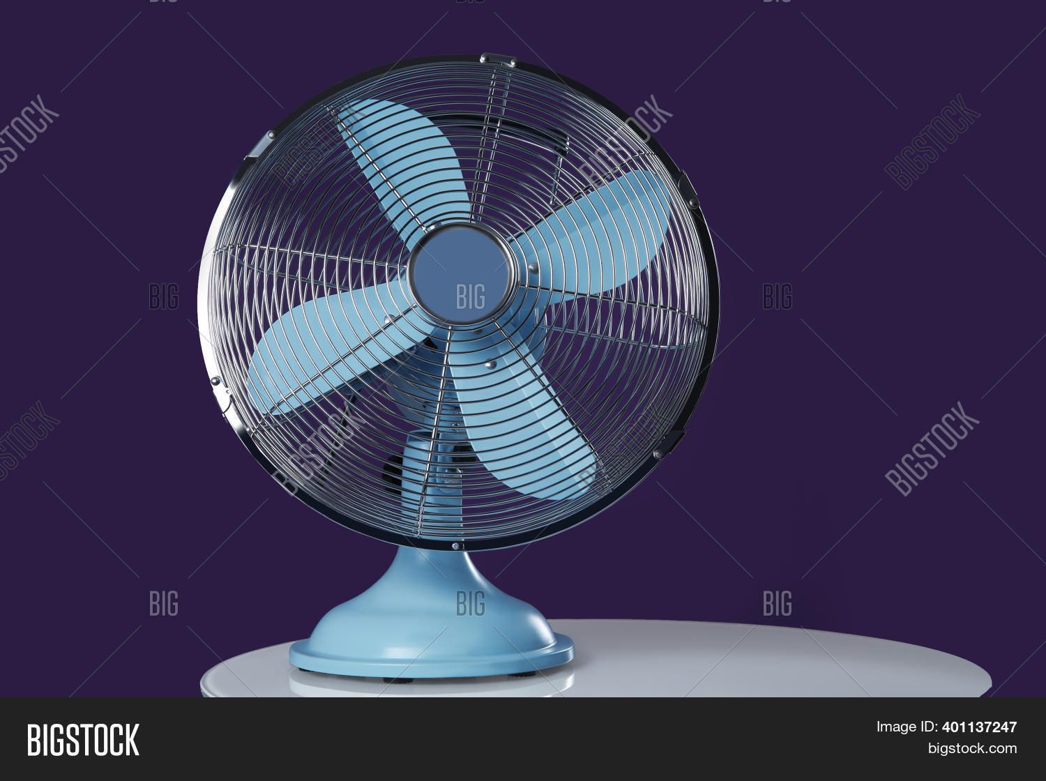 Modern Electric Fan On Image \u0026 Photo 