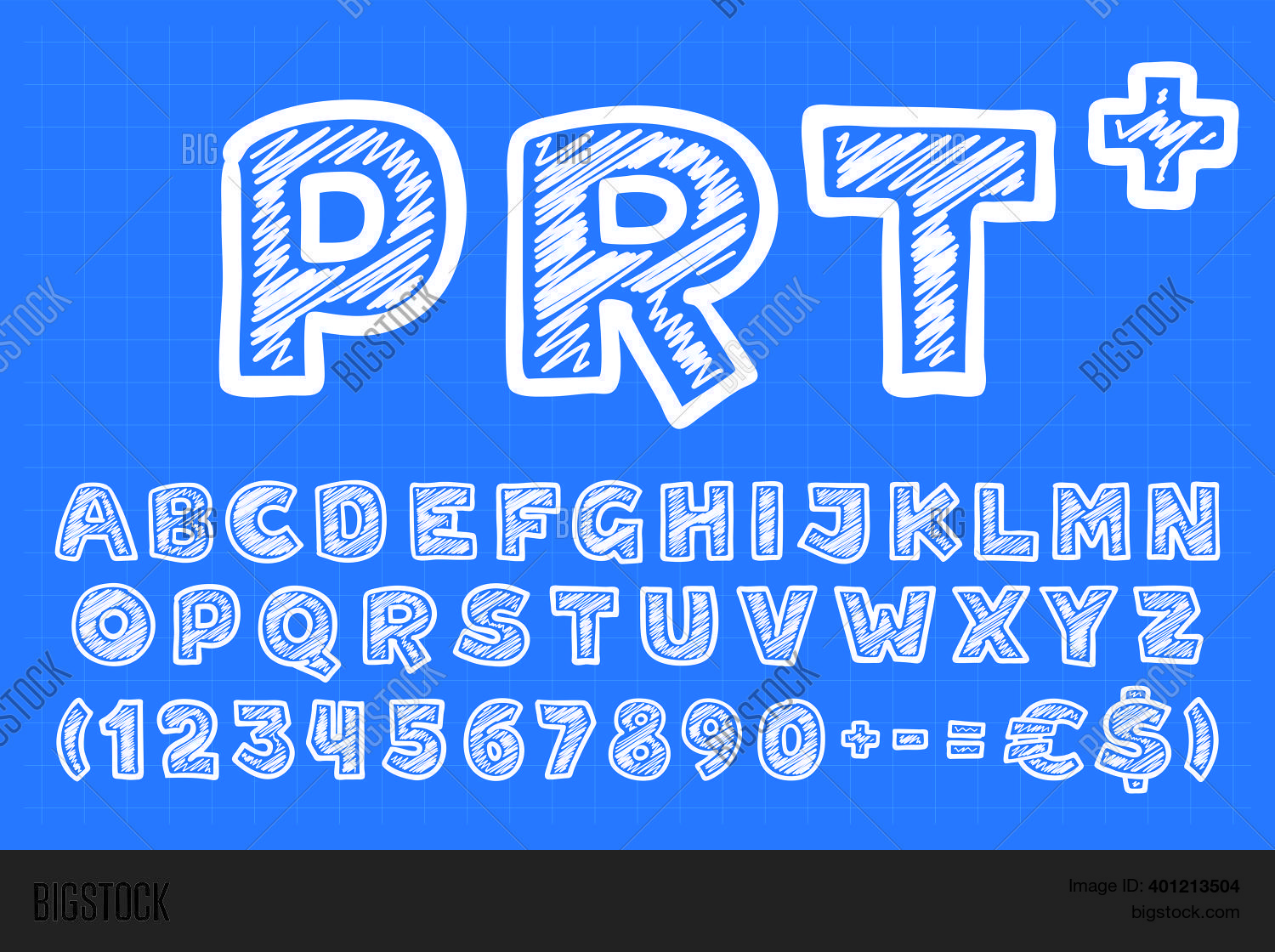 Alphabet Numbers Set Vector & Photo (Free Trial) Bigstock