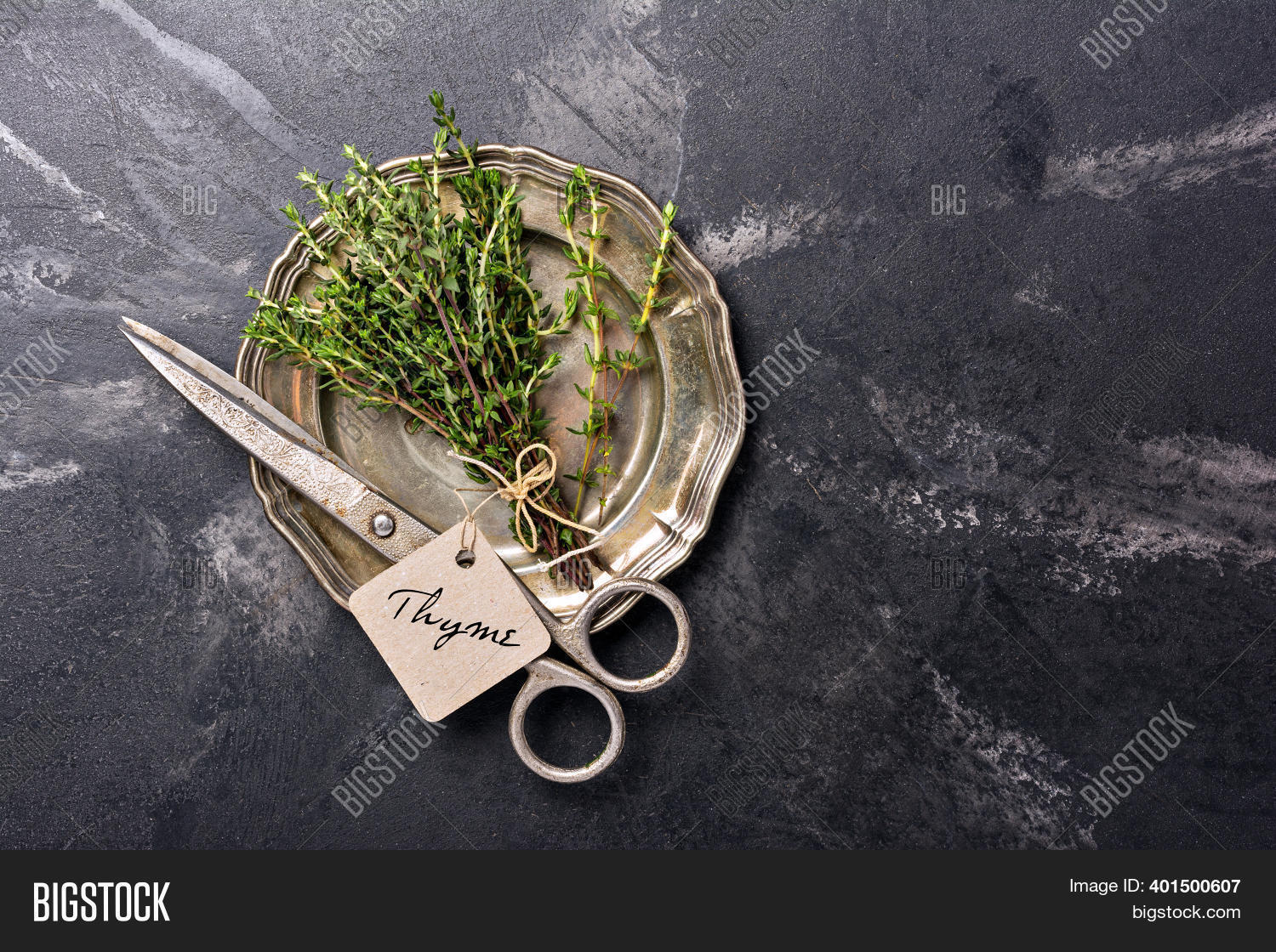 Fresh Thyme Spice Image & Photo (Free Trial) Bigstock