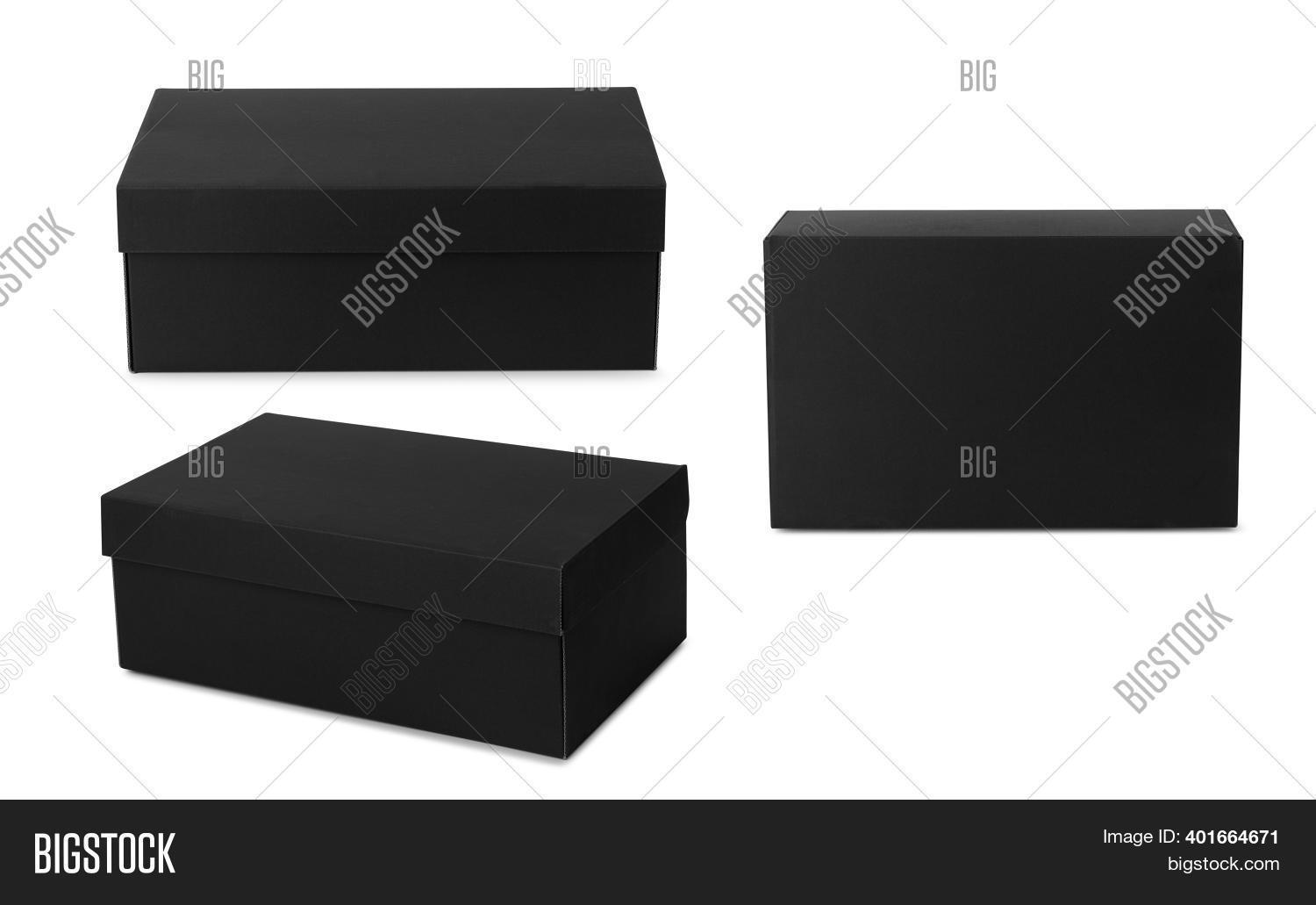 Set Black Shoe Box Image & Photo (Free Trial) Bigstock