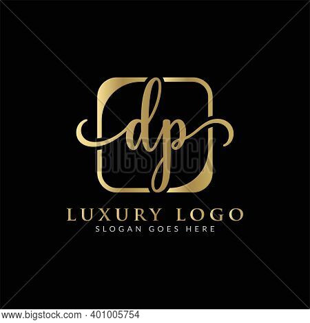 Initial Dp Letter Logo Creative Modern Typography Vector Template. Creative Luxury Abstract Letter D