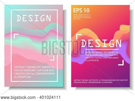 Bright, Abstract Background. Blue, Pink And Yellow Tints With A White Border.
Background For Posters