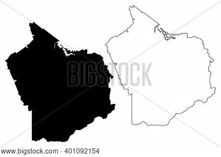Sevier County, State Of Tennessee (u.s. County, United States Of America, Usa, U.s., Us) Map Vector 