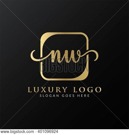 Initial Letter Nw Logo Design Vector Template. Nw Letter Logo Design
