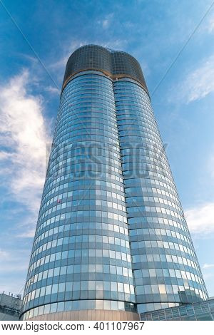 Vienna, Austria - August 30, 2020: Millennium Tower In Vienna, Austria. Second Tallest Structure In 