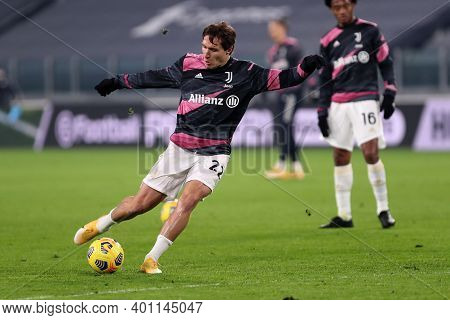 Torino, 22th December 2020. Federico Chiesa Of Juventus Fc   During  The Serie A Match Between Juven