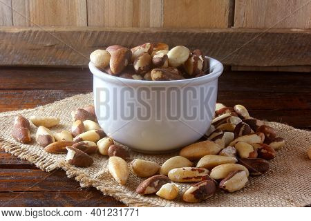 Chestnuts From Para Or Brazil Nuts, In Portuguese: Castanha-do-pará Or Castanha-do-brasil, In The Ce