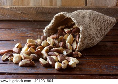 Chestnuts From Para Or Brazil Nuts, In Portuguese: Castanha-do-pará Or Castanha-do-brasil, In The Ba