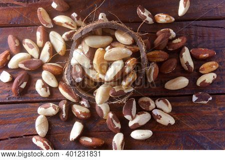 Chestnuts From Para Or Brazil Nuts, In Portuguese: Castanha-do-pará Or Castanha-do-brasil, In The Bo