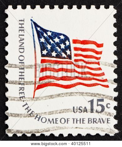 Postage Stamp Usa 1978 Fort Mchenry Flag