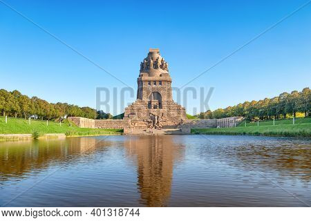 Monument To The Battle Of The Nations (volkerschlachtdenkmal) Built In 1913 For The 100th Anniversar