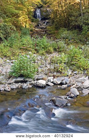 Vodopád v Great Smoky Mountains
