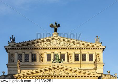 Facade Of Opera House „alte Oper Frankfurt