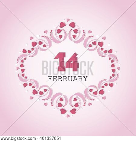 Valentines Day, Background, Valentines, Vector, Festive, Heart, Openwork, Greeting, Card, Frame, Hea