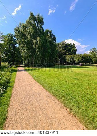 Photo Of Soro City Lake And Park In Denmark.