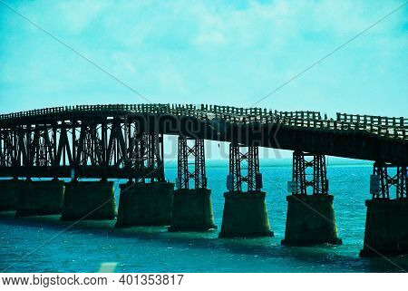 Old Key West Bridge Is Unused For Transport But Still Good For Hollywood Action Movie