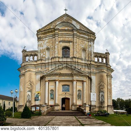 Sumskas, Lithuania - September 23, 2017: Church Of St Michael The Archangel In Sumskas, Lithuania. B