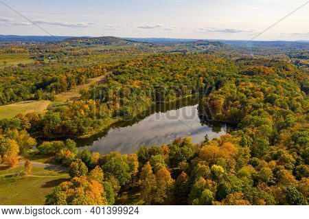 Olana State Historic Site. The Home Of Frederic Edwin Church In Hudson New York, Usa.