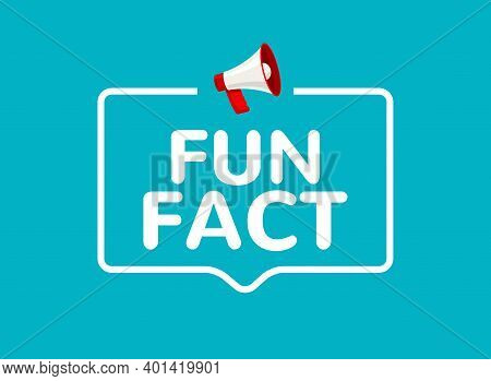 Fun Fact Typography Bubble. Did You Know Knowledge Design Text Message Phrase Information