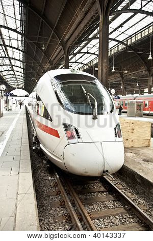Highspeed Train In Station