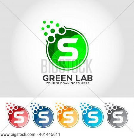 S Alphabet Lab Creative Logo Design Concept