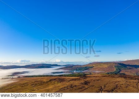 Donegal Covered With Fog From Crove Upper To Teelin - Ireland